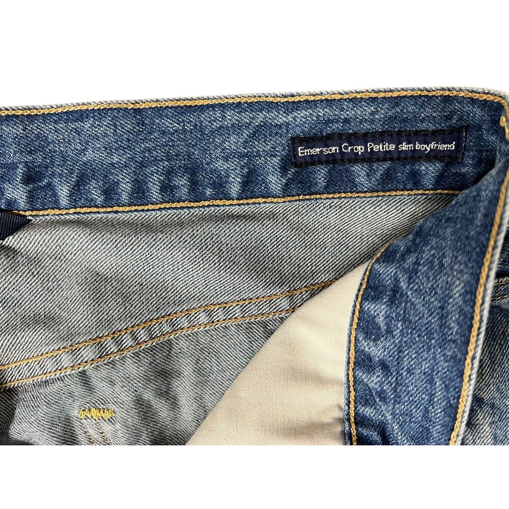 Citizens of Humanity Vintage Premium Emerson Crop Petite Slim Boyfriend Jeans 28 - Picture 14 of 14